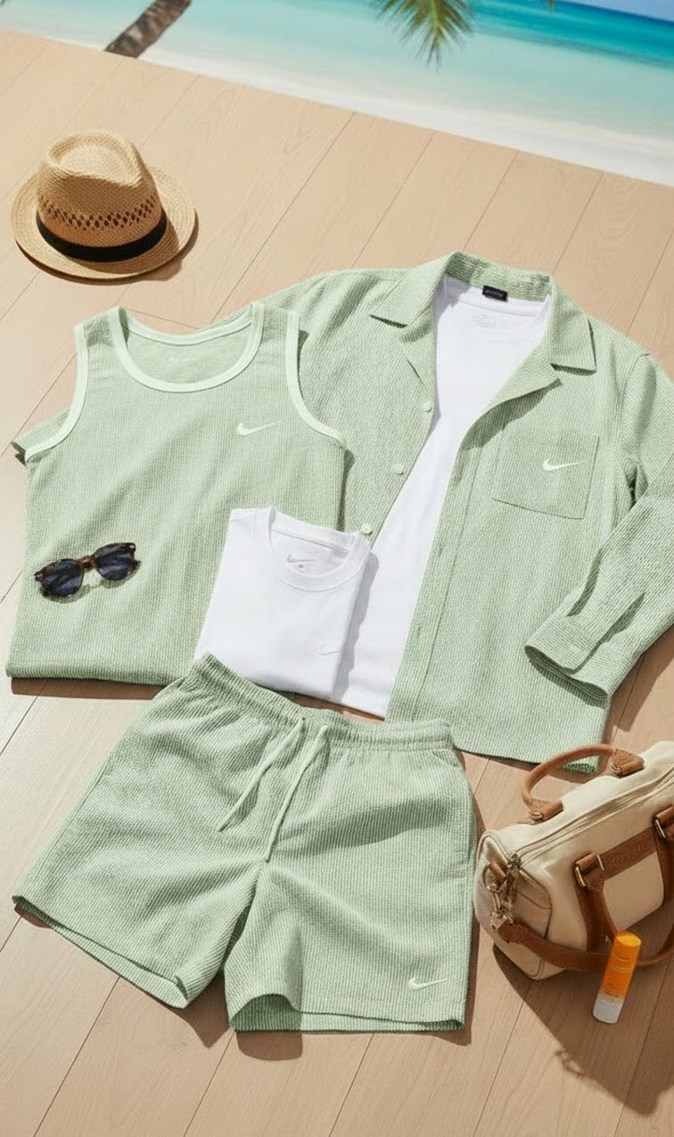 Urban Comfort Four-Piece Outfit Set