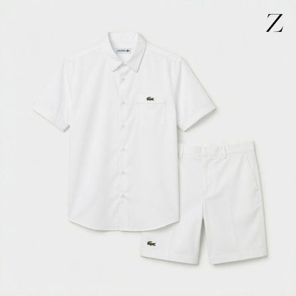 shirt and shorts lacoste