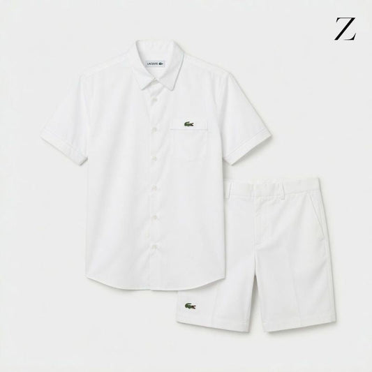 shirt and shorts lacoste