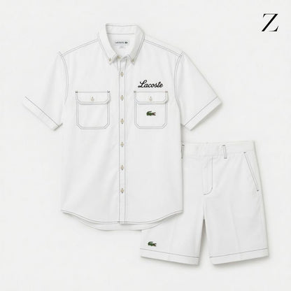 shirt and shorts lacoste