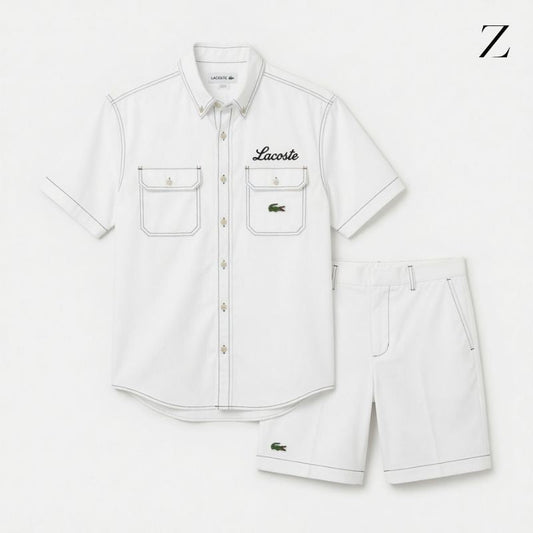shirt and shorts lacoste