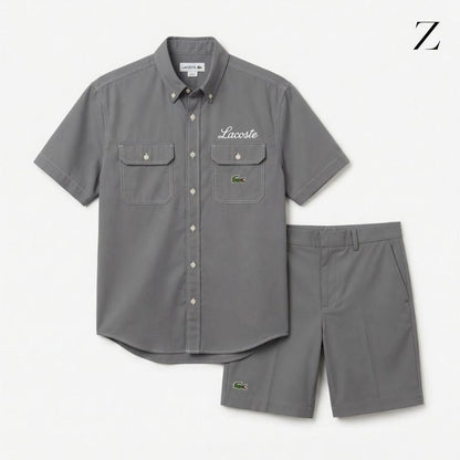 shirt and shorts lacoste