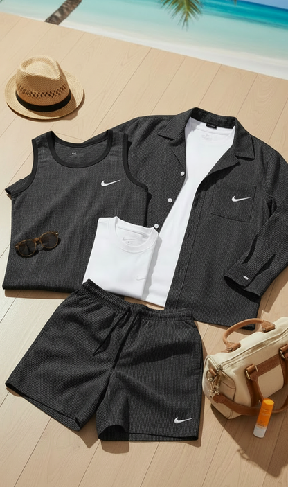 Urban Comfort Four-Piece Outfit Set