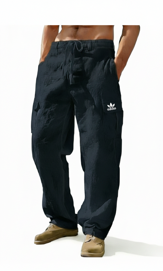 Everyday Cargo Comfort Linen Pants