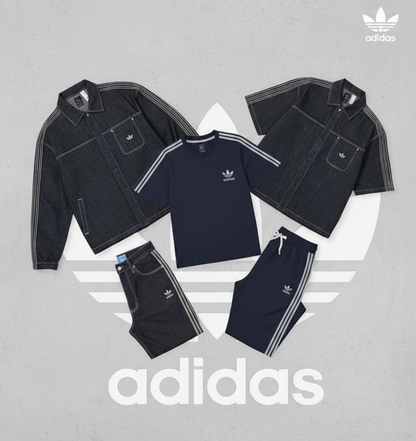Urban Five-Piece Denim Outfit Set
