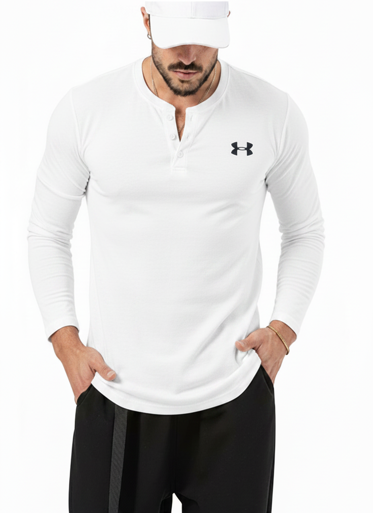 Retro Rugged Everyday Henley Shirt