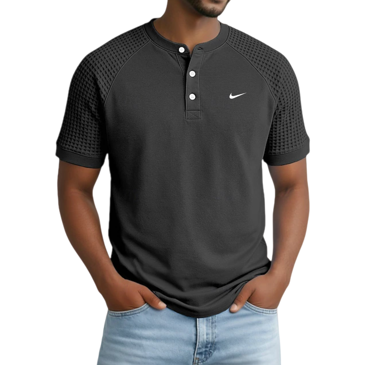 Everyday Waffle Henley Shirt