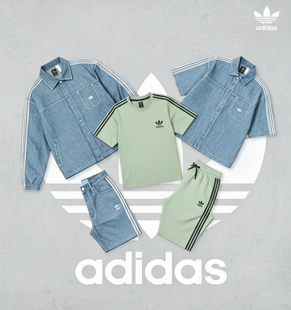 Urban Five-Piece Denim Outfit Set