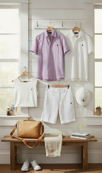 Purple/White