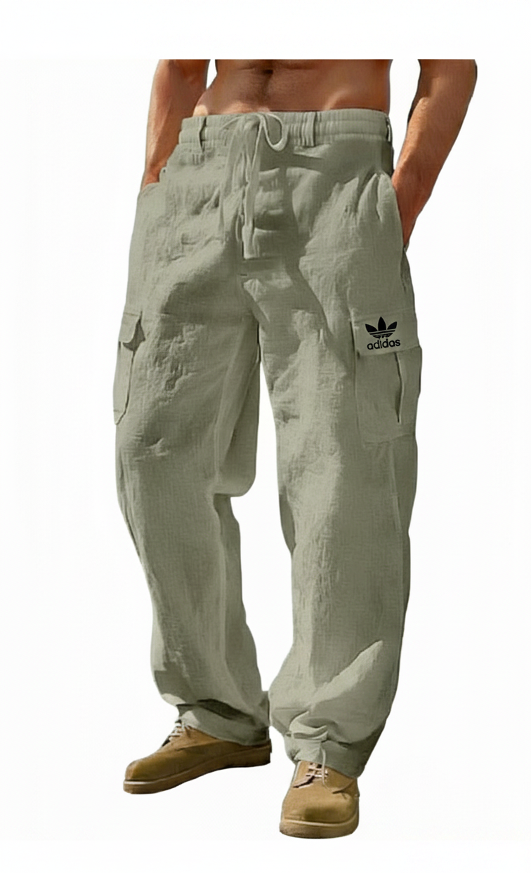 Everyday Cargo Comfort Linen Pants