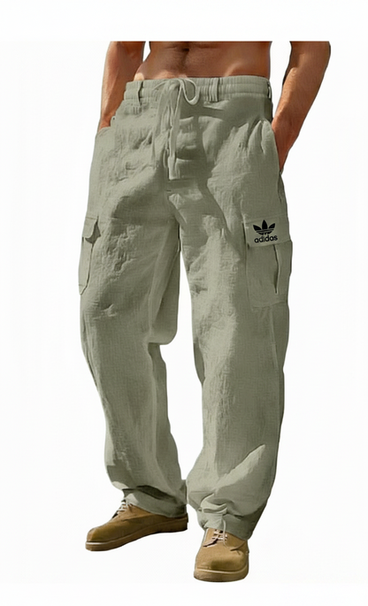 Everyday Cargo Comfort Linen Pants