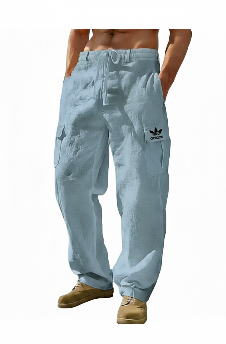 Everyday Cargo Comfort Linen Pants