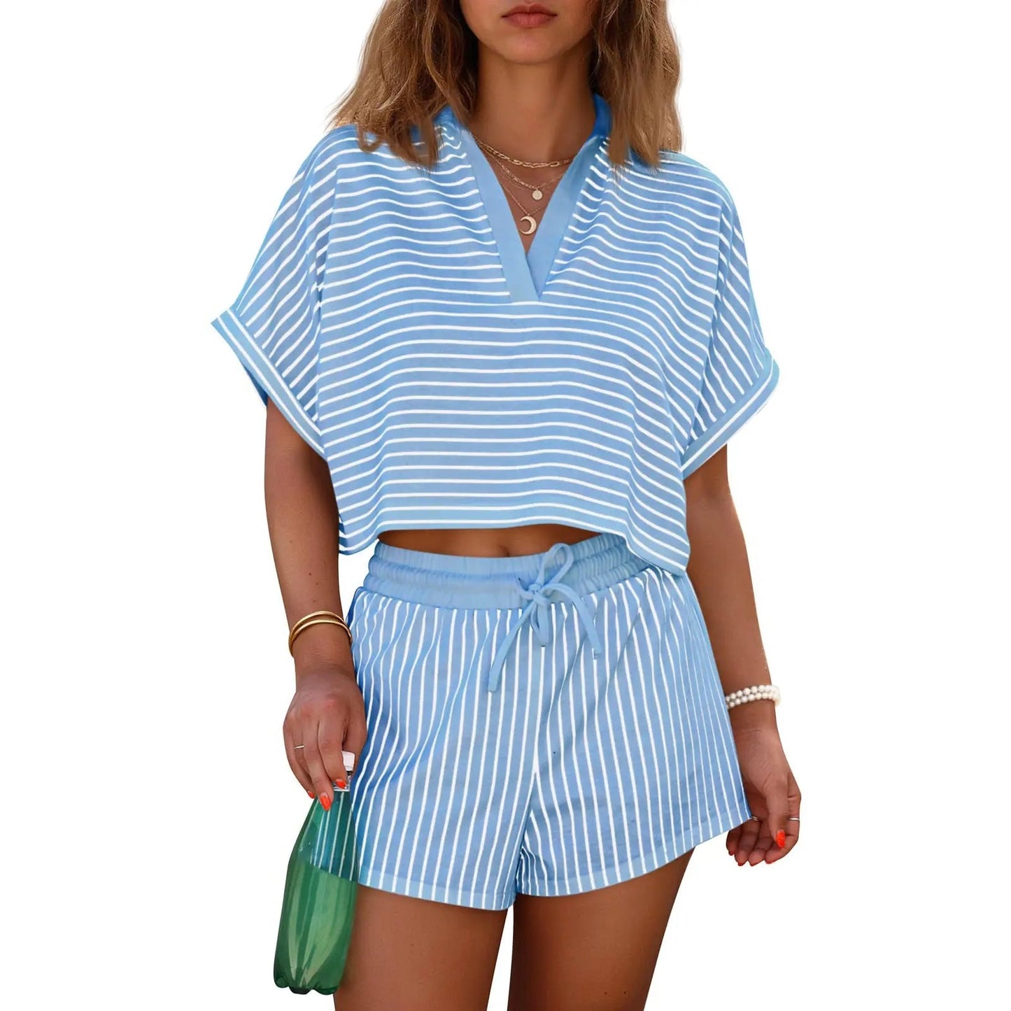 Striped Summer Lounge Set
