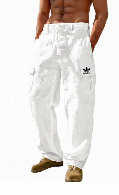 Everyday Cargo Comfort Linen Pants