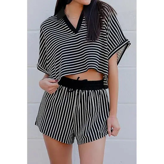 Striped Summer Lounge Set